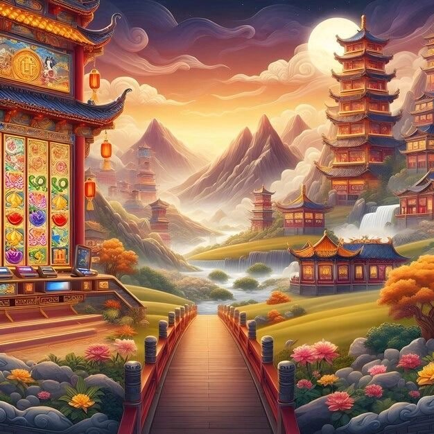 Ilustrasi tampilan berbagai fitur sports dan casino pada platform hiburan online